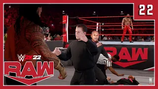 #WWE2K22 Mode Univers - WWE #Raw 22 [FR]