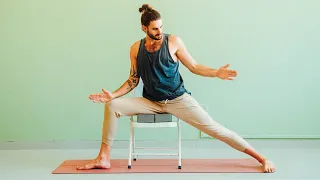 Chair Yoga Routine for Seniors & Desk Workers | Full Body Stretch