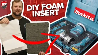 The GENIUS way to make your own DIY Foam Insert! (Ft. Makita Combi Drill)