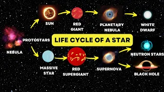 The Stages of the Life Cycle of a Star