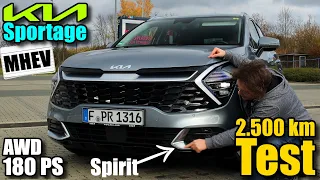 Kia Sportage Spirit 1.6 T-GDI DCT AWD (180PS) Mildhybrid MHEV - Test Fahrbericht Verbrauch deutsch