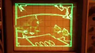 Felix the Cat on a Tektronix 2236