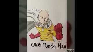 Dibujando a Saitama One punch man// Speed drawing Saitama One punch man