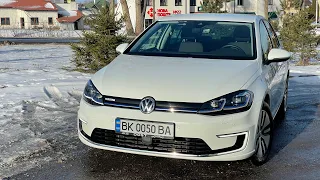 740км на VW E-Golf 36kWt зимою