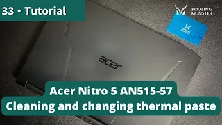 Acer Nitro 5 AN515-57 - Cleaning and changing thermal paste