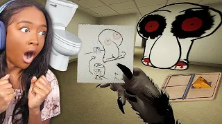 *NEW* I'M BACK ON THE TOILET... IN THE BACKROOMS... AS A MOUSE?!! | Toilet Chronicles [DLC Endings]