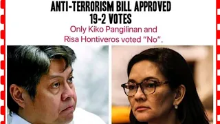 WHY Hontiveros and Pangilinan Voted No for Anti-terrorism Bill?