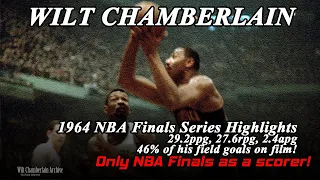 Wilt Chamberlain 1964 NBA Finals Series Highlights (29.2ppg, 27.6rpg, 2.4apg)