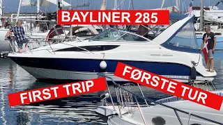 The very first trip in our bayliner 285