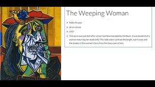 The Weeping Woman Pablo Picasso Formal Analysis