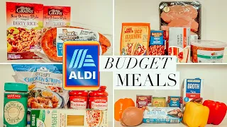 BUDGET MEALS FOR THE FAMILY TO SAVE YOU MONEY! ALDI MEALS UNDER $10 | THE SIMPLIFIED SAVER