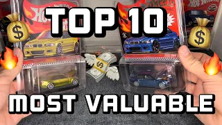 Hot Wheels Top 10 Most Valuable Cars *! PLUS A GIVEAWAY!! My collection most valuable cars! $$