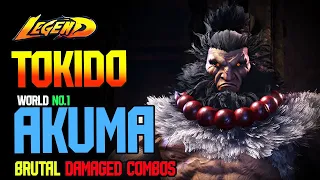 SF6🔥 Tokido (AKUMA) Big Damaged Combos & Mastermind Gameplay Style !🔥Ranked Match 🔥SF6 DLC Replays🔥