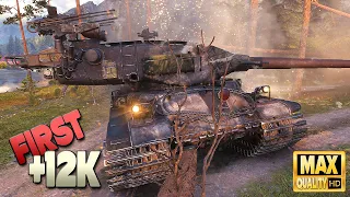 AMX M4 54, first +12k game - World of Tanks