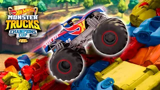 GÓRSKIE MEGAWYZWANIE MONSTER TRUCKS! ⛰️ | Cały odcinek | Hot Wheels Monster Trucks Puchar Mistrza