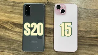 iPhone 15 vs Samsung Galaxy S20