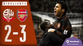 WHAT A COMEBACK! | Bolton 2-3 Arsenal | Highlights | 2008