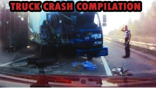 Truck Crash Compilation (ДТП с участием дальнобойщиков) 18+[DriftCrashCar]