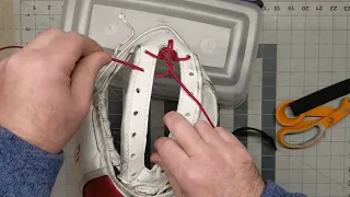 How to Re-Lace the Center of a Double T Web on a CCM Glove