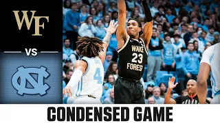 Wake Forest vs. North Carolina Condensed Game | 2023-24 ACC Men’s Basketball