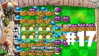 Plants vs Zombies | Survival: ENDLESS (200 Flags Completed) PART 17 (iOS Android)