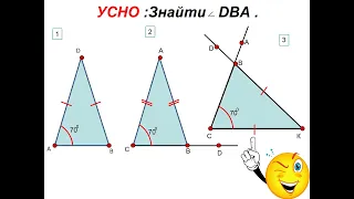 Рівнобедрений трикутник, його властивості та ознаки.