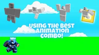 Using The Best Animation Combo In Roblox Bedwars!