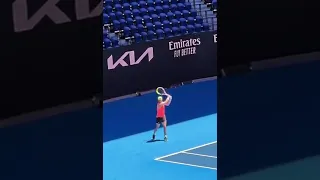 Rafa Nadal Intense Practice at Rod Laver Arena for Australian Open 2023