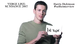 Harris Dickinson #selfieinterview Verge List: Sundance 2017