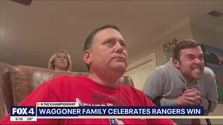 Watch: Chip Waggoner reacts to Rangers World Series win