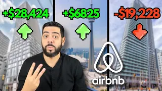 Airbnb vs. Long Term Rental Profits in 3 Toronto Condos CURRENTLY for Sale