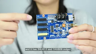 Single-dual LED control card HD-W6B