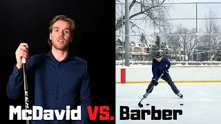 Connor McDavid CALLED ME OUT in Stickhandling Challenge!