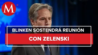 Antony Blinken visitará Ucrania el domingo, afirma Zelenski
