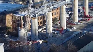 Genova, la ricostruzione del ponte: il timelapse in due minuti