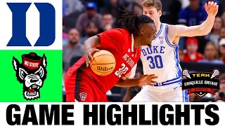 #4 Duke vs NC State Highlights | 2024 NCAA Men's Basketball Championship - Elite 8