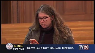 Cleveland City Council Meeting, October 17, 2022