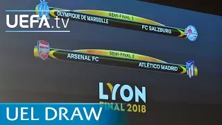 UEFA Europa League 2017/18 semi-final draw in full