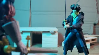 Spike Spiegel VS The Task Master Syndicate (Stop Motion)