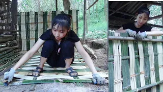 Her husband kicked her out of the house - went to the forest to fix the abandoned house