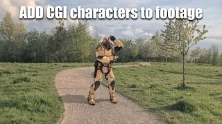 How to add CGI characters to live footage | Blender 2.92 VFX tutorial