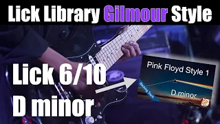 Lick Library Gilmour Style Lick 6 to 10 Dm bpm70