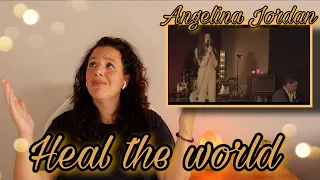 Reacting to Angelina Jordan  | Heal The World (Live from LA) AMAZING 🥰