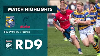 RD 9 HIGHLIGHTS: Bay of Plenty v Tasman (Bunnings NPC 2023)