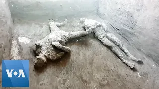 Two Victims of Vesuvius Eruption Found in Pompeii