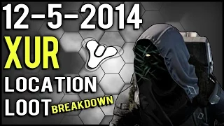 Destiny: Weekly Xur Location, Loot Breakdown, and Showcase! | 12-5-2014