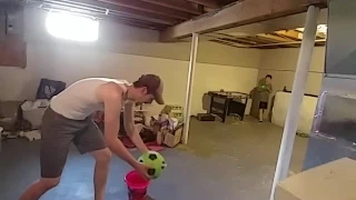 Game/House Kick Ball Indoors Part 1
