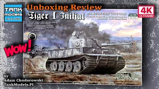 Unboxing 296 - TIGER I INITIAL AUSF. E - BORDER 7205