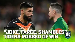 "The only one on earth who thinks it was right!" Tigers take shocks panel | NRL 360 | Fox League