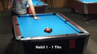 Nabil Vs Tito Ortiz - 9ball on bar box- Race to 9